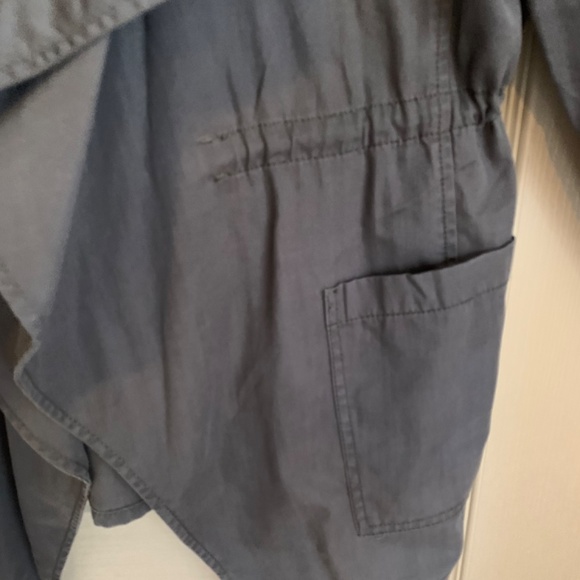 Caslon Open Front Draped Collar Utility Jacket - Picture 5 of 10